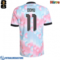 Fotballdrakt Herre Belgia Jeremy Doku #11 Bortedrakt VM 2026 Kortermet